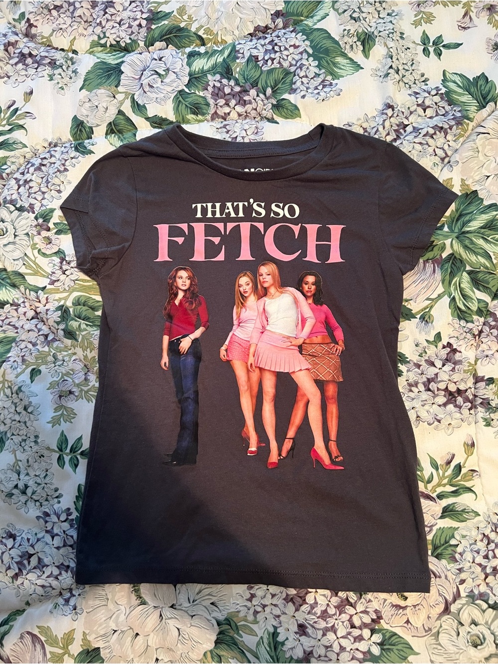 Mean Girls - So Fetch Short Sleeve T-Shirt - Gray Size Youth Small 7/8